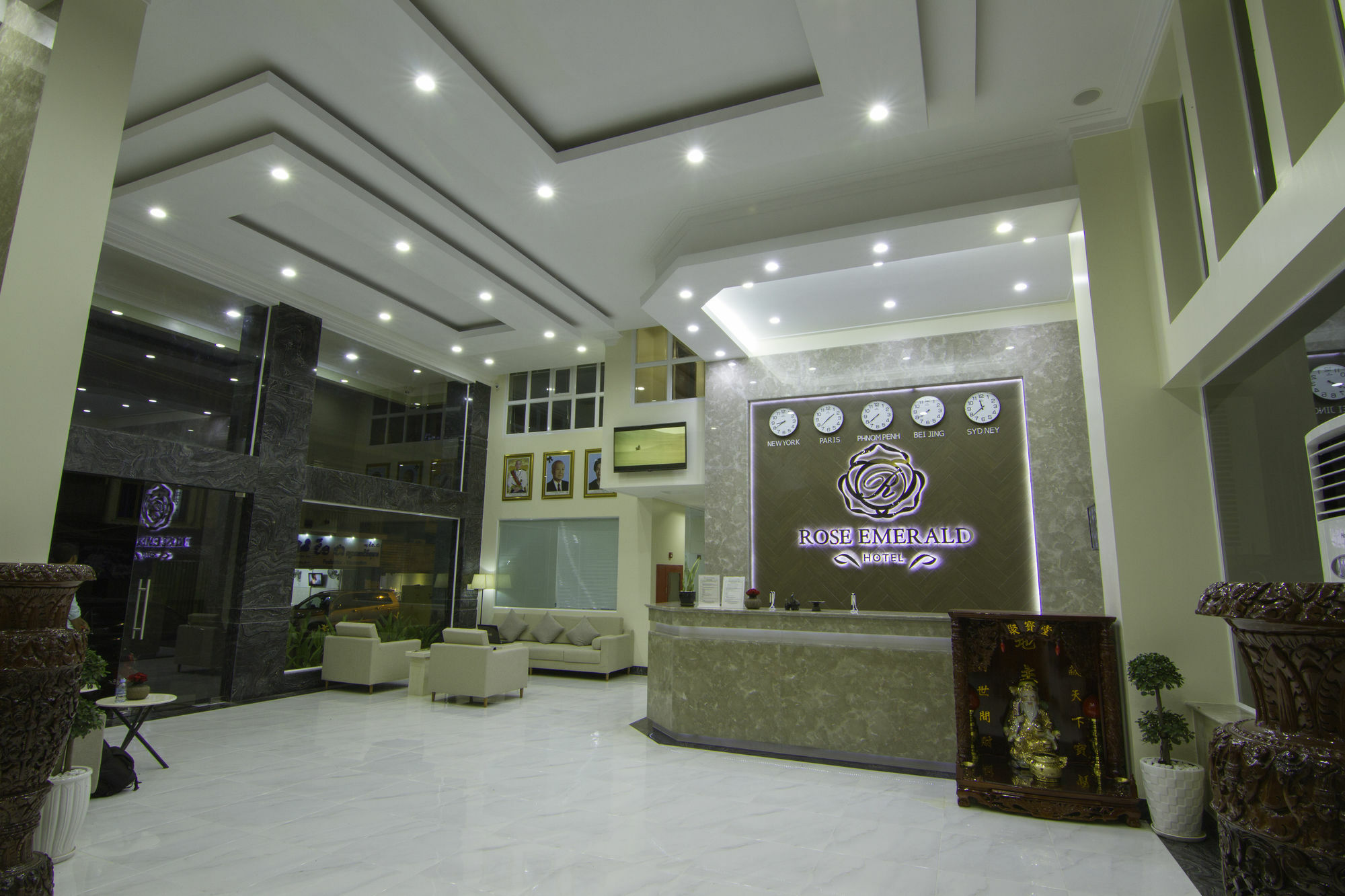 Rose Emerald Hotel Phnom Penh Extérieur photo